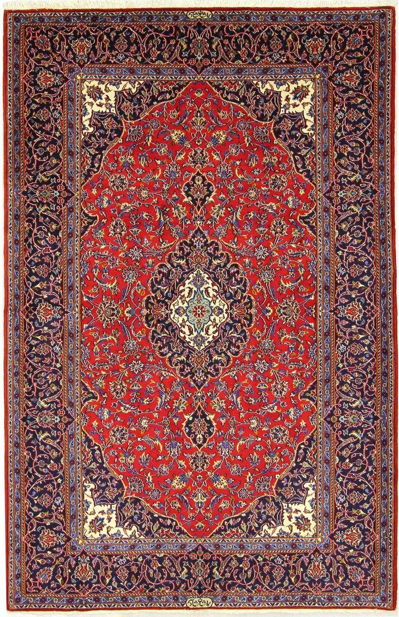 Orientteppich Keshan Shadsar 149x226 Handgeknüpfter Orientteppich / Perserteppich, Nain Trading, rechteckig, Höhe: 12 mm
