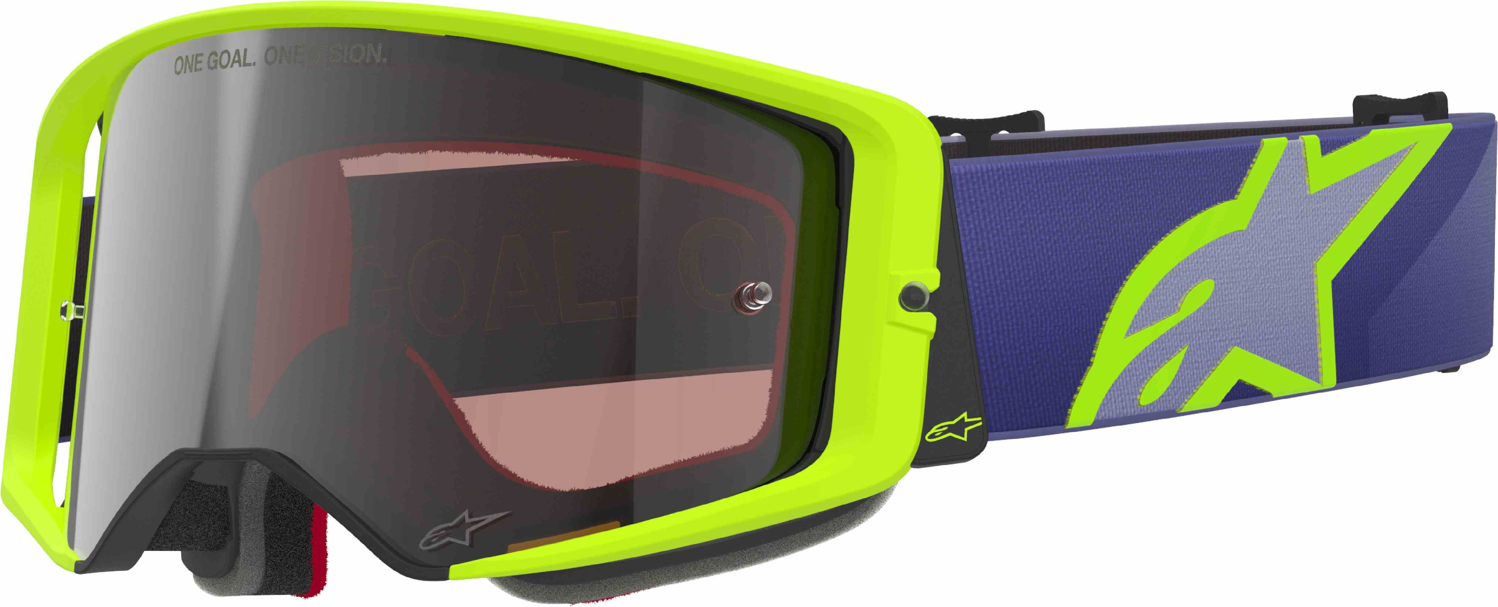 Alpinestars Motorradbrille Supertech Vision Corp Motocross Brillen, Mit Band