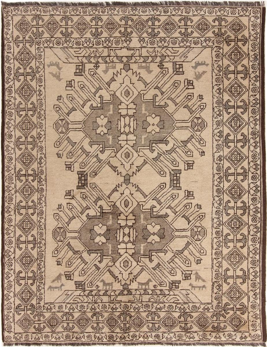 Orientteppich Afghan Mauri 158x202 Handgeknüpfter Orientteppich, Nain Trading, rechteckig, Höhe: 6 mm