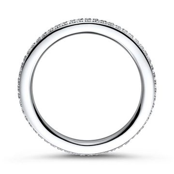 JEWLIX Verlobungsring Verlobungsring aus Silber mehrere Zirkonia 1,9mm breit VR0039