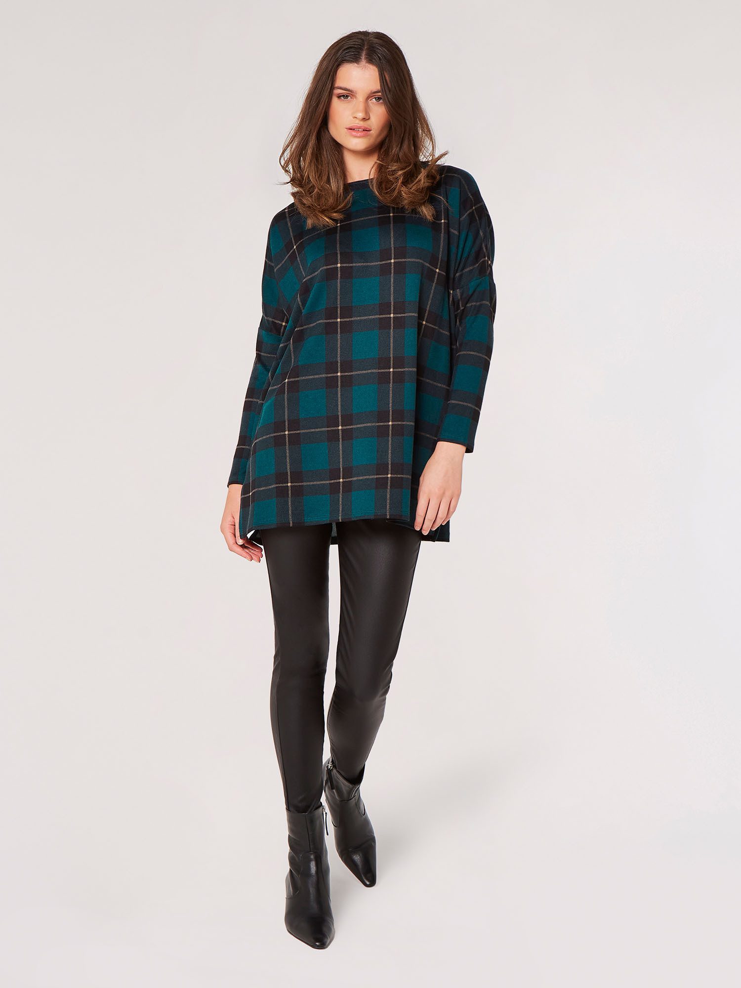 Apricot Tunika Karoshirt, (1-tlg) im Oversizedlook günstig online kaufen