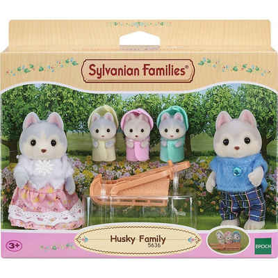 Sylvanian Families Minipuppe Epoch Games "Husky Familie" 5 Figuren ab 3 Jahren (Set)