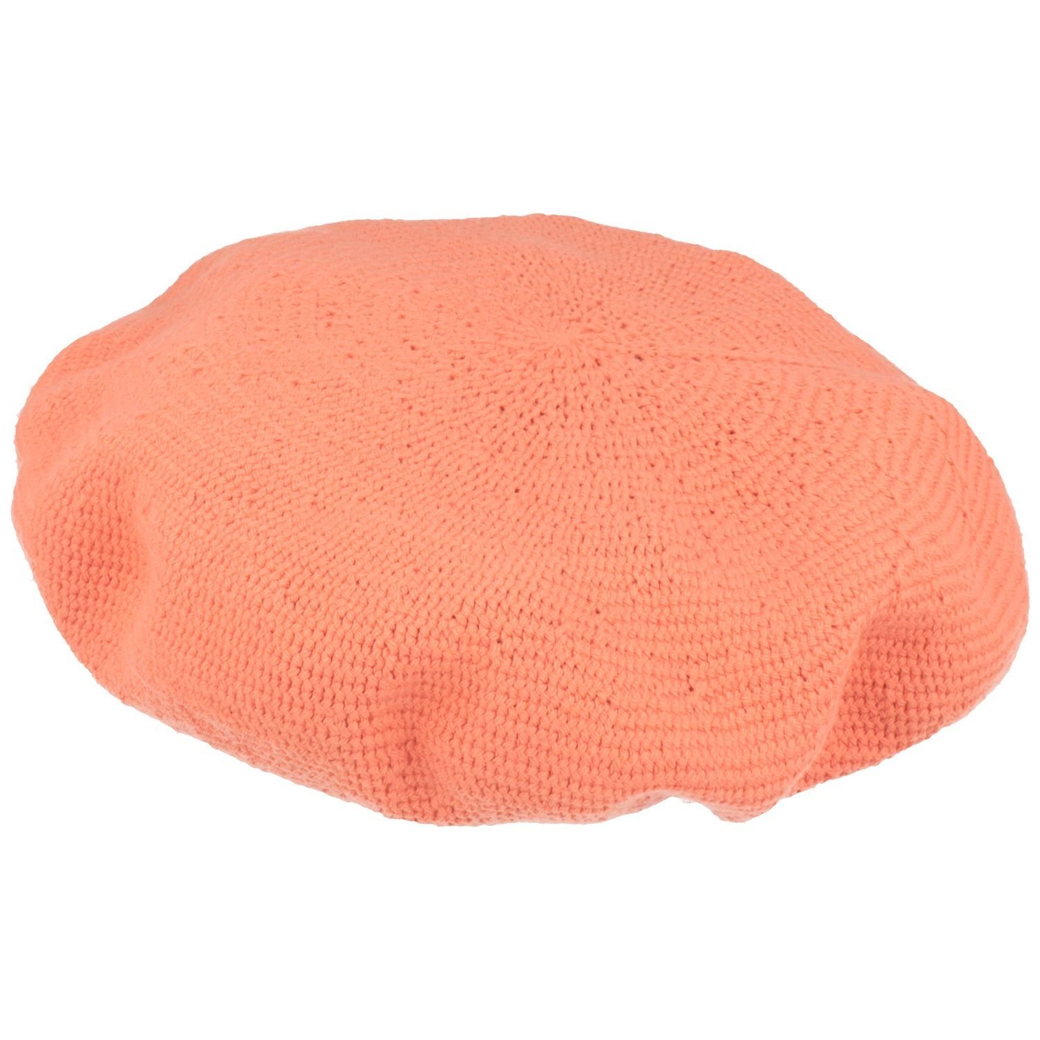 10,5'' Loevenich Bahino Sommer Baskenmütze orange 035