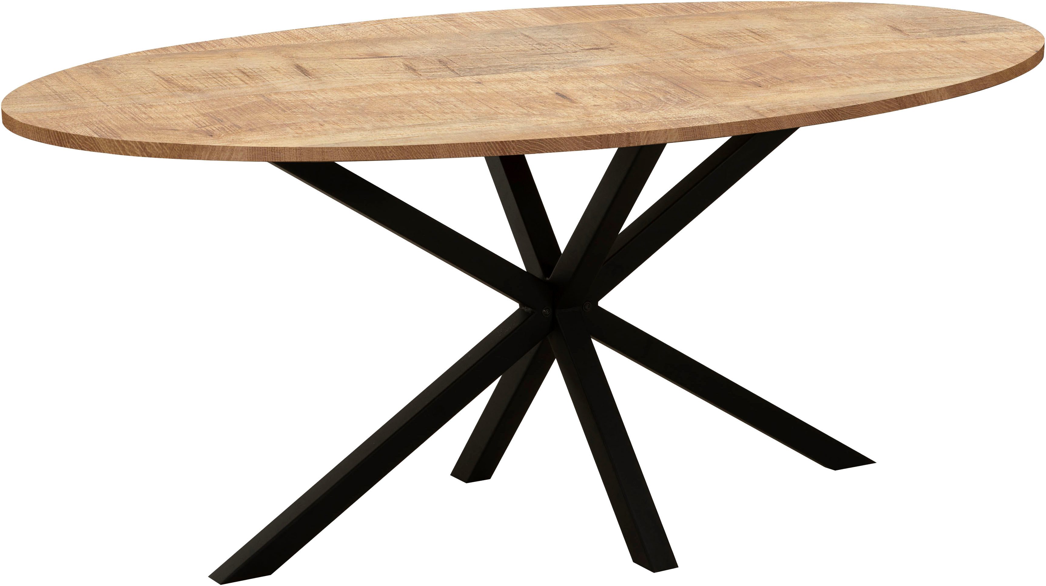 OMG Design Esstisch Kent (1-St), Hochwertige Melamin-Tischplatte mit Metallgestell