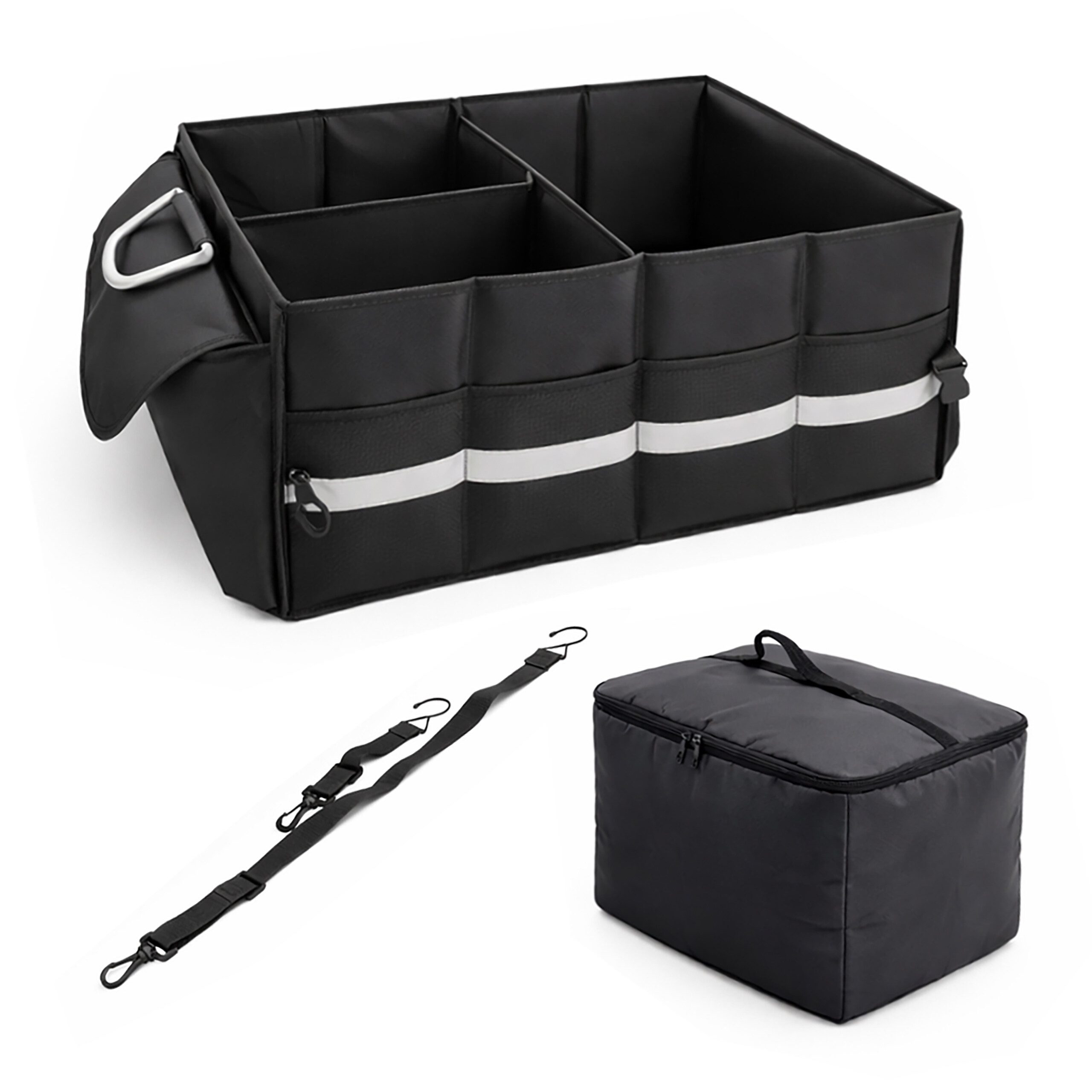 relaxdays Rücksitzorganizer Kofferraum Organizer mit Kühlfach, L