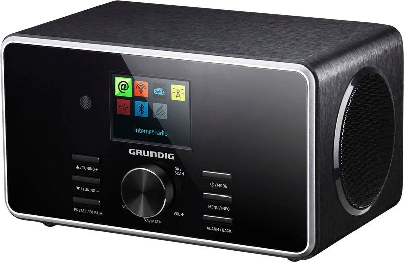 X Grundig RDS, Internetradio, mit 5000 FM-Tuner, (Digitalradio schwarz Internet-Radio FM-Tuner (DAB), DTR 14 W)