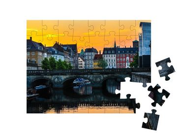 puzzleYOU Puzzle Die Marmorbrücke in Kopenhagen, 48 Puzzleteile, puzzleYOU-Kollektionen Dänemark, Skandinavien