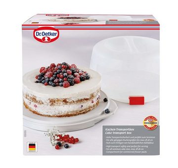 Dr. Oetker Kuchentransportbox Dr. Oetker - Kuchen- Transport- Box Behälter mit Fach für Kühlakkus
