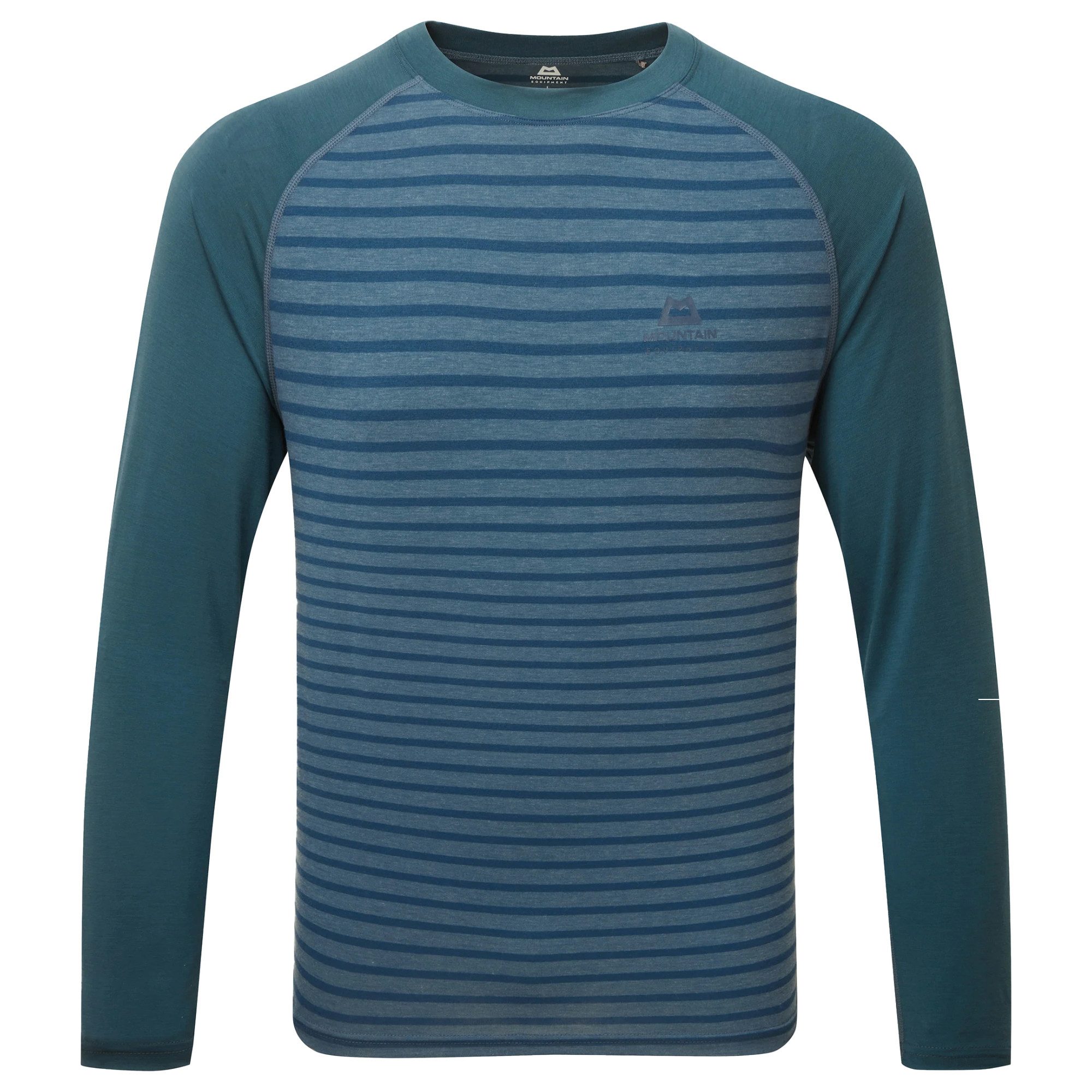 Mountain Equipment Kurzarmshirt Redline LS Men's Tee - Herren T-Shirt - Maj Stripe/Majolica