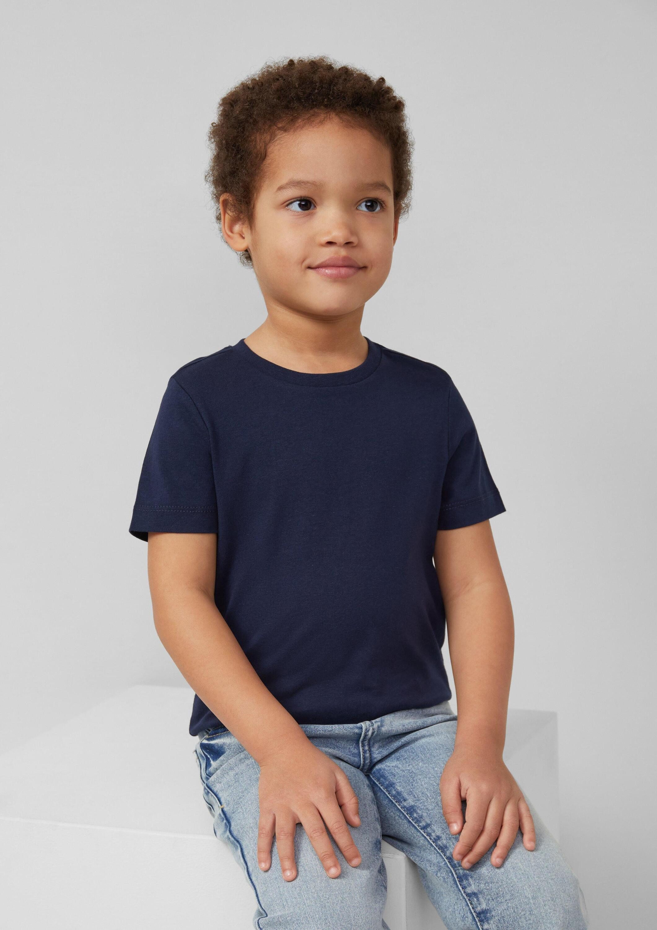 s.Oliver Kurzarmshirt T-Shirt 3er-Pack Unisex T-Shirts mit Logoprint – Bild 5 von 5
