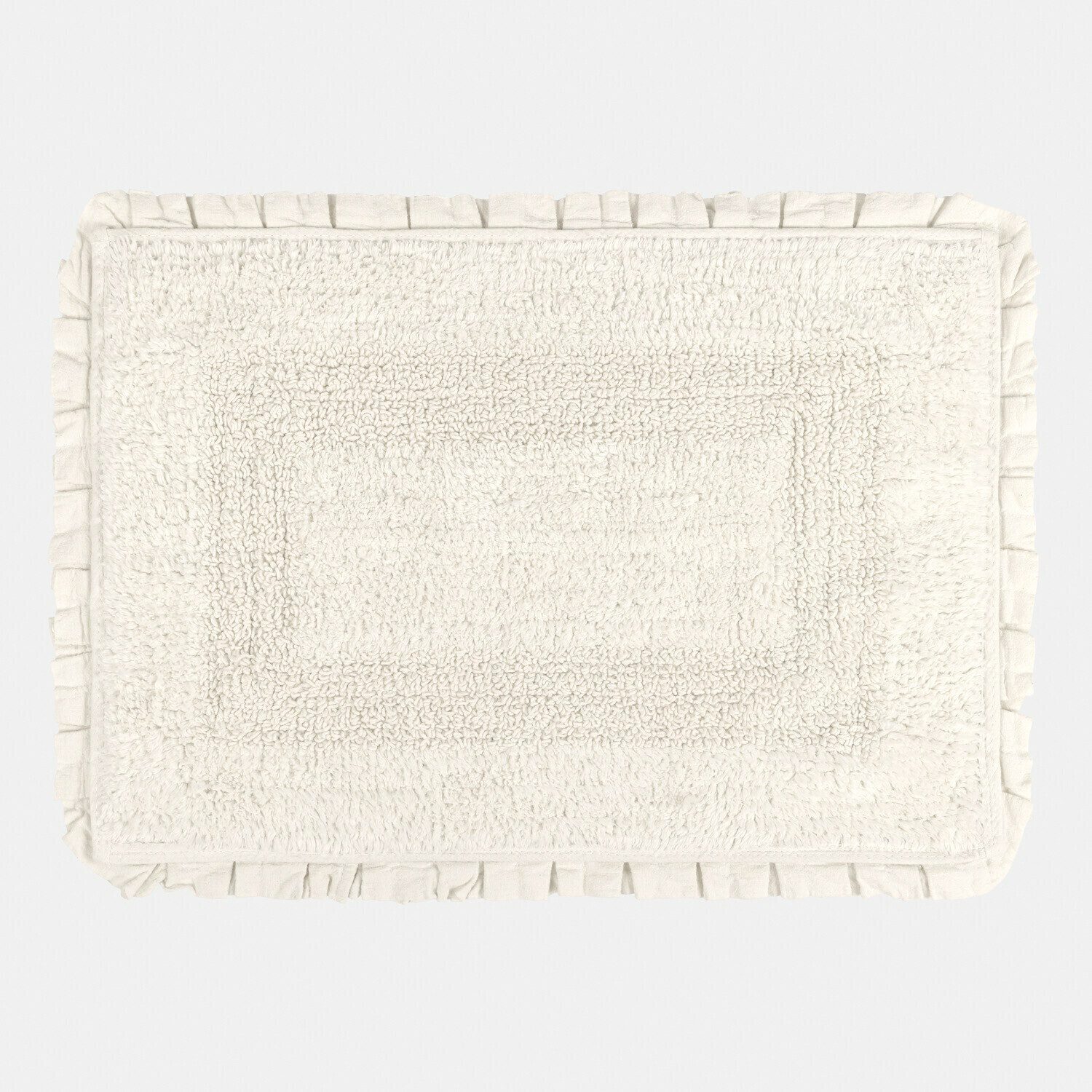 Mirabeau Badematte Badematte Jasmin weiß, Höhe 60.0 mm, 100% Baumwolle