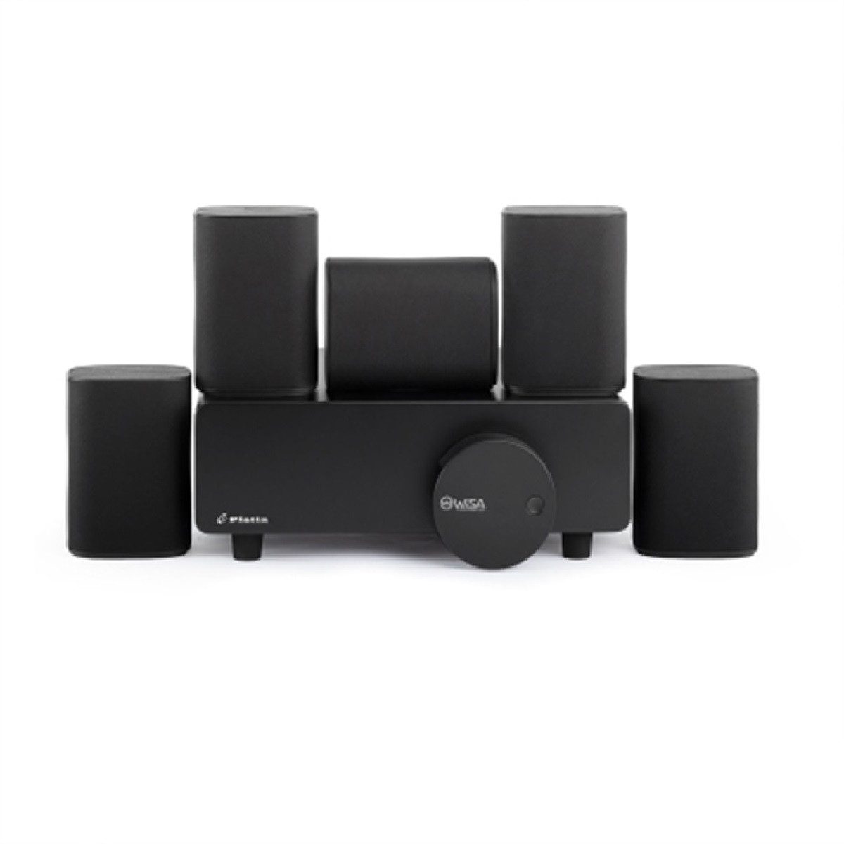 Novzep Heimkinosystem 5.1 Kompaktes Wireless Heimkinosystem Milan Surround Sound Set (WISA Low Latency, Preis-Leistungs-Sieger)