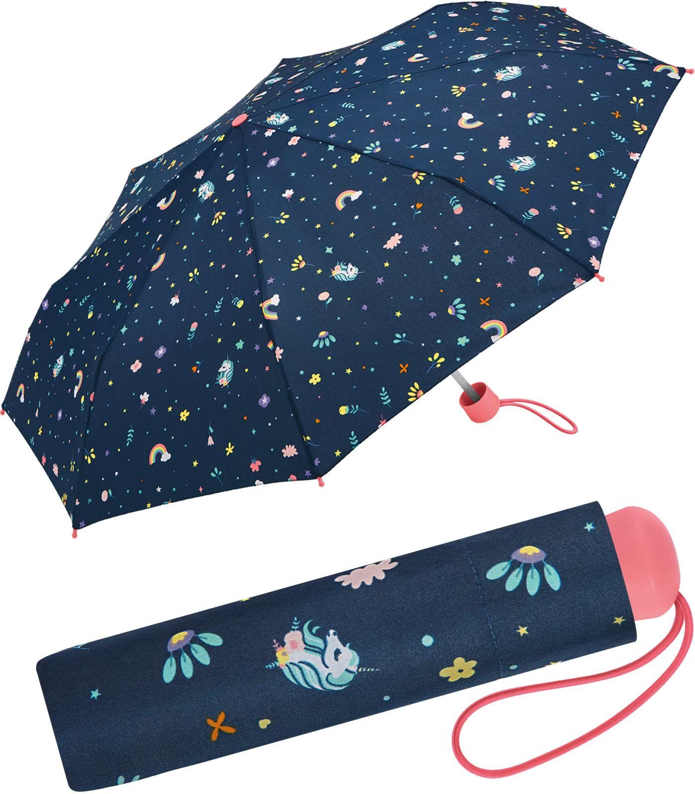 Kinder, leichter Taschenregenschirm Esprit kleiner, für Taschenschirm flach