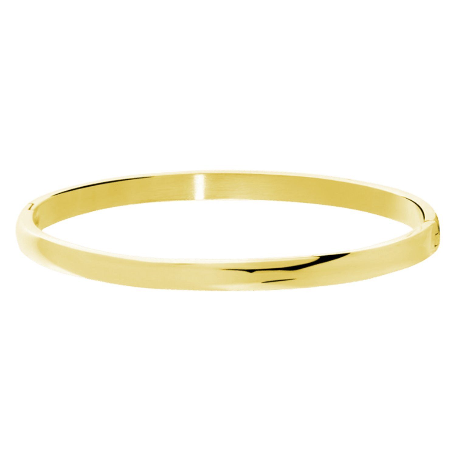 LUCARDI Armreif Armband - Stahl - Gold - Damen