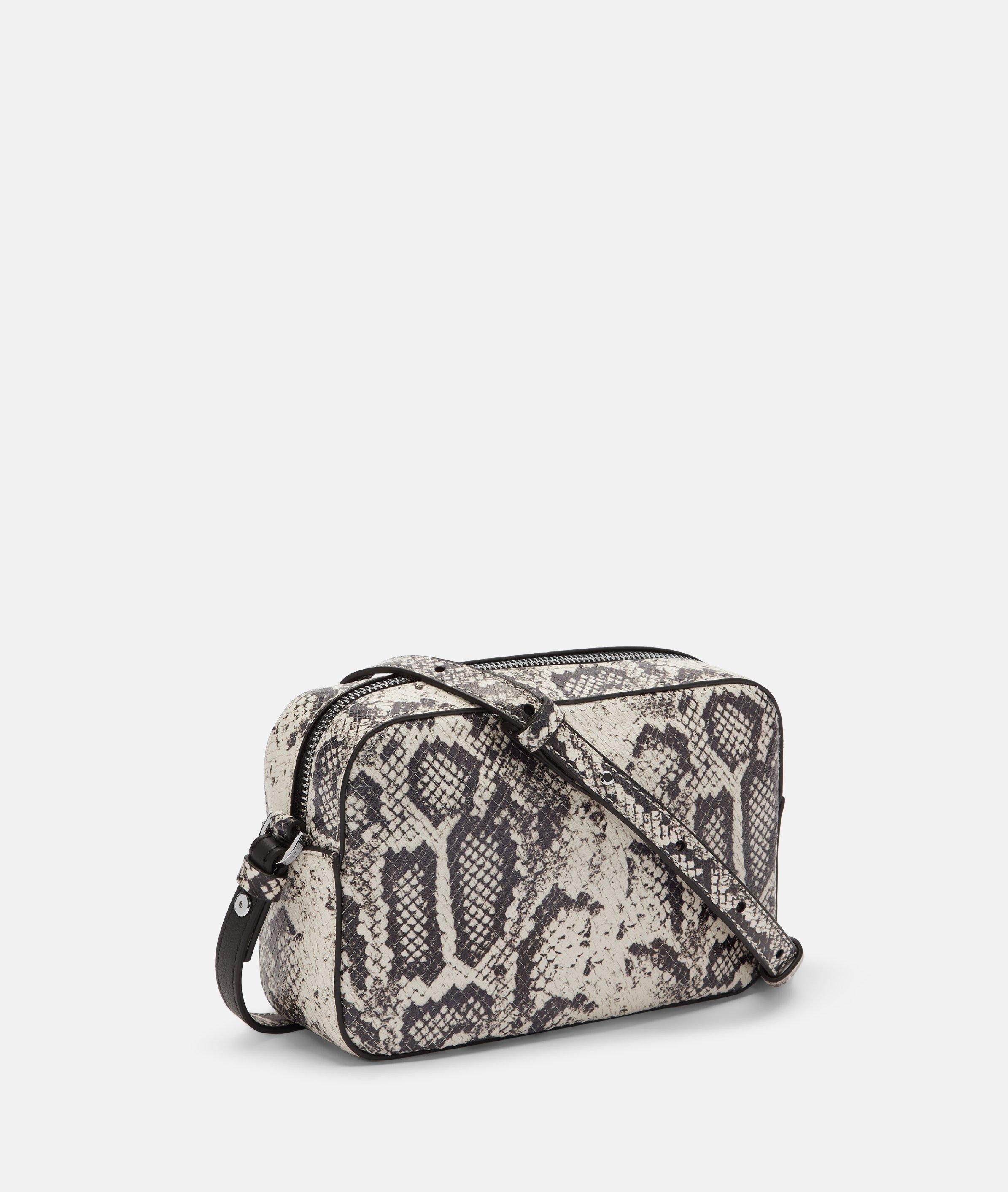 Liebeskind Berlin Umhängetasche Snake Ella Camera-Bag S, Handliche Umhängetasche in Snake-Optik