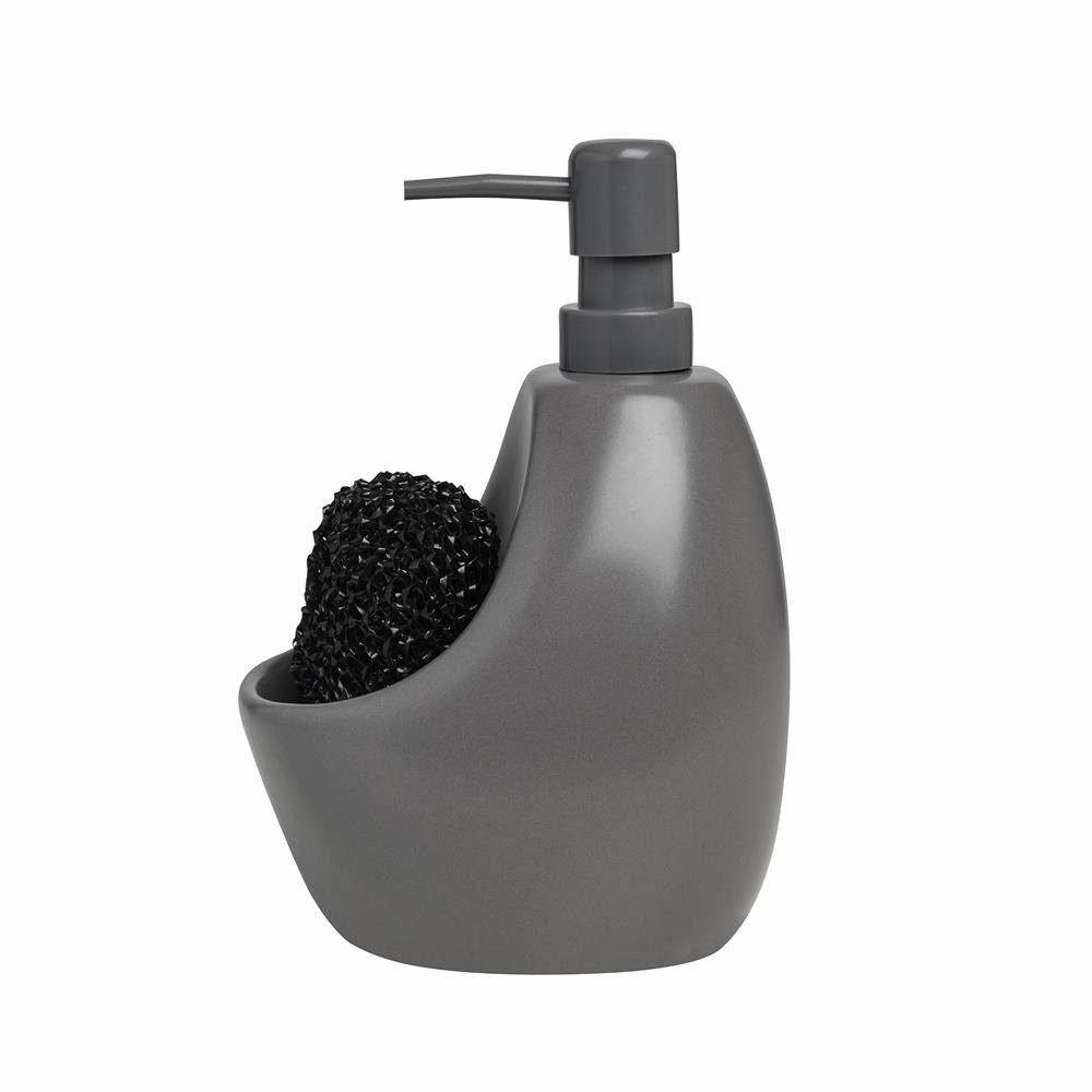 Umbra Seifenspender Joey mit Schwammhalter 590 ml Anthrazit