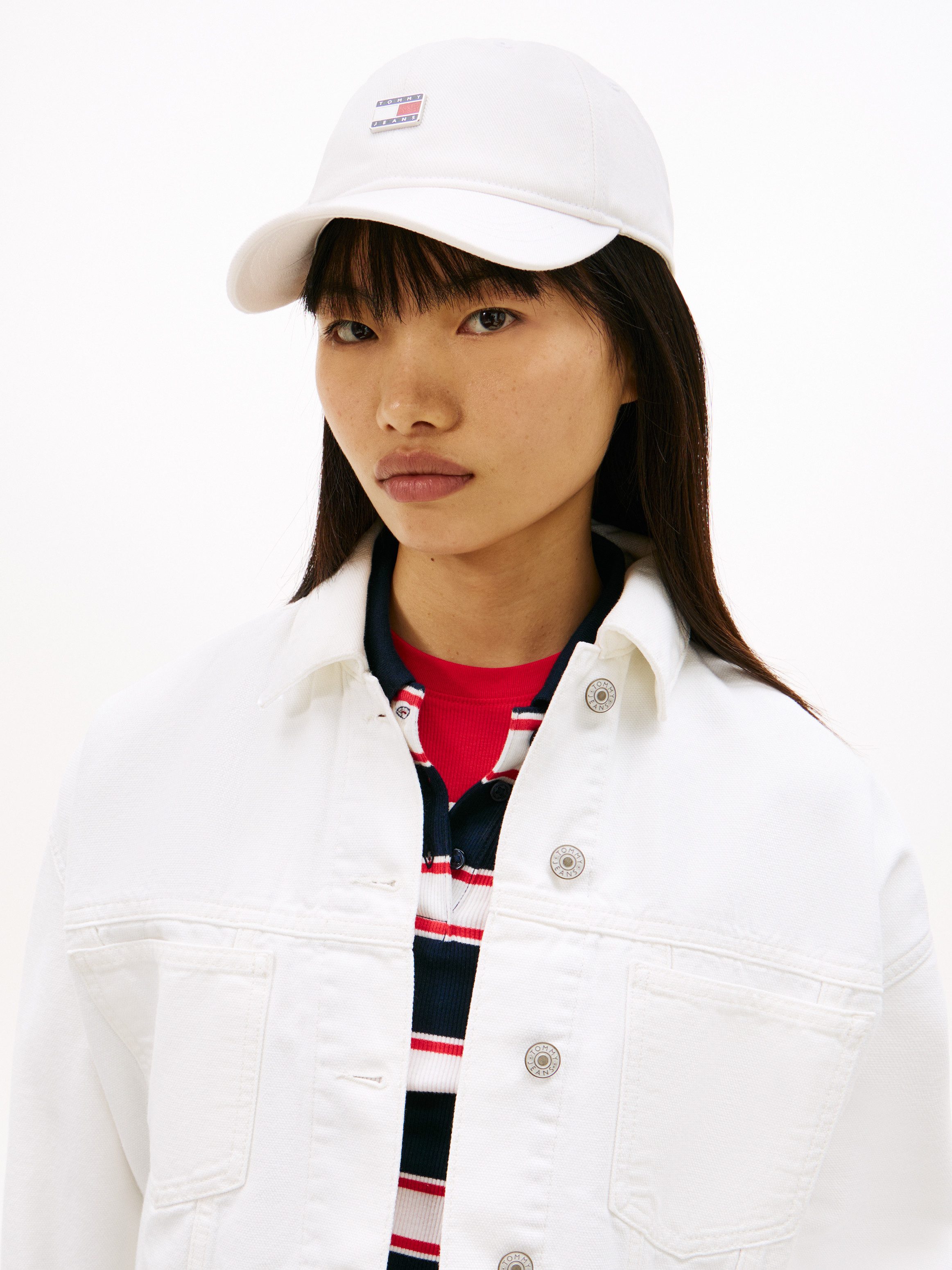 Tommy Jeans Baseball Cap TJW HERITAGE PLAQUE Regular fit mit festem Schirm günstig online kaufen