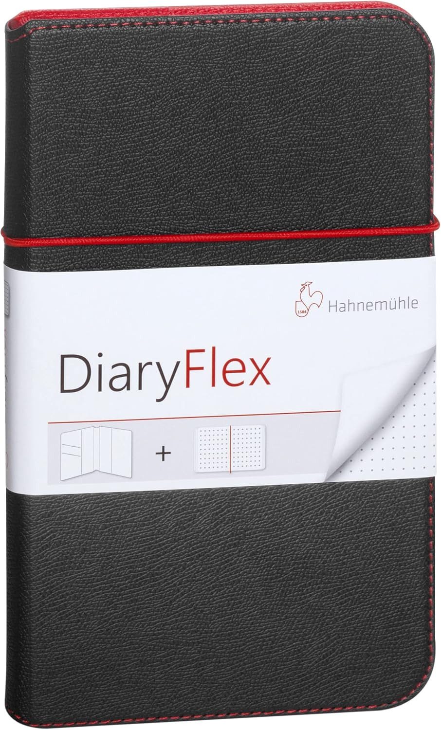 Hahnemühle Notizbuch Diary Flex Blanko, 18,2x10,4cm, 100g/m², 80 Blatt/160Seiten