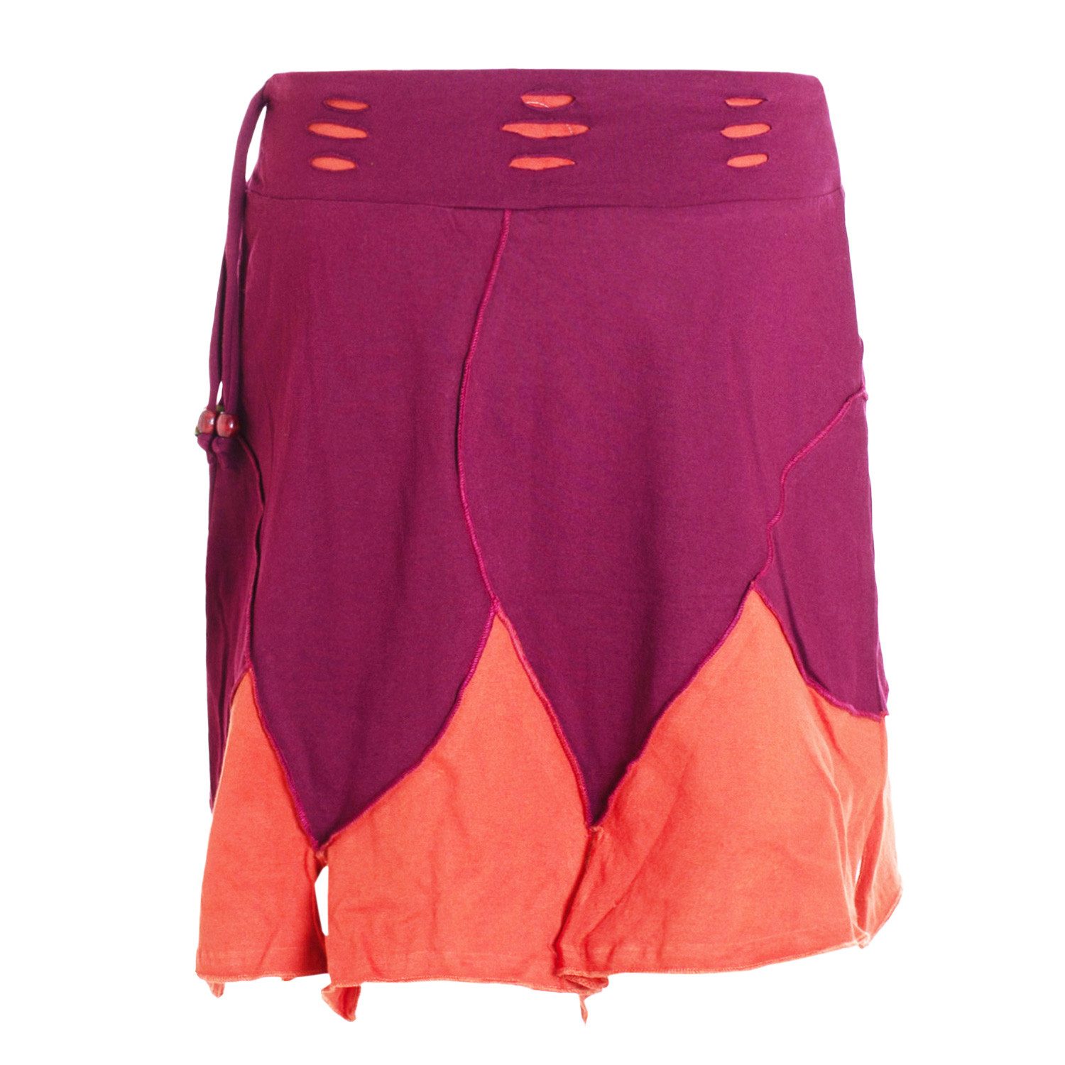 Vishes Minirock Baumwolle Patchwork Design breiter günstig online kaufen