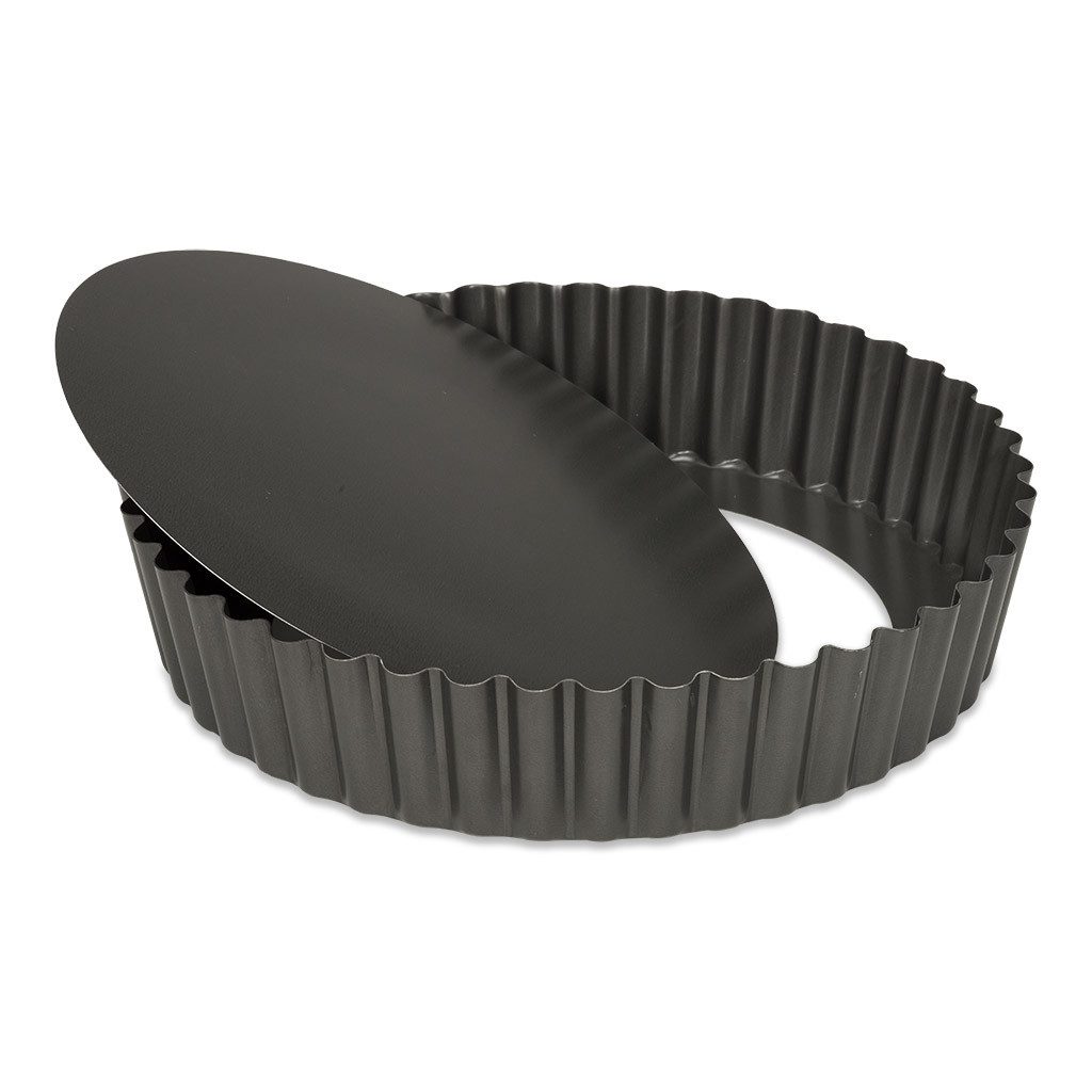 patisse Quicheform Profi Form - mit Antihaftbeschichtung - Ø 20cm, mit losem Boden und hohem Rand - zum Backen leckerer Kuchen und mehr