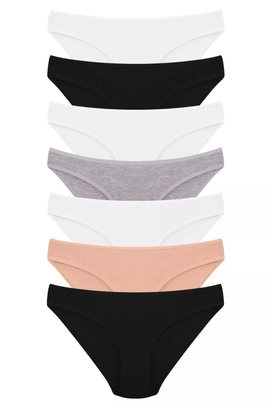 Dominant Bikinislip Damenunterwäsche (Packung, 7-St) aus elastischer Baumwo günstig online kaufen