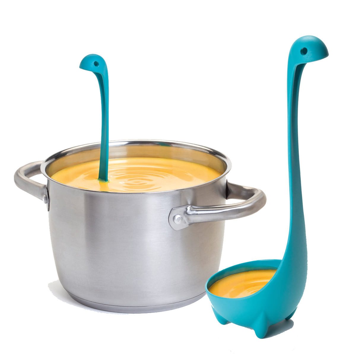 JATrade Suppenkelle NESSI Suppenkelle, Lochness Kelle, Loch Ness Schöpfkelle, Suppenkelle, Suppenlöffel, Saucenlöffel, Saucenkelle, Ложки, Geschenk