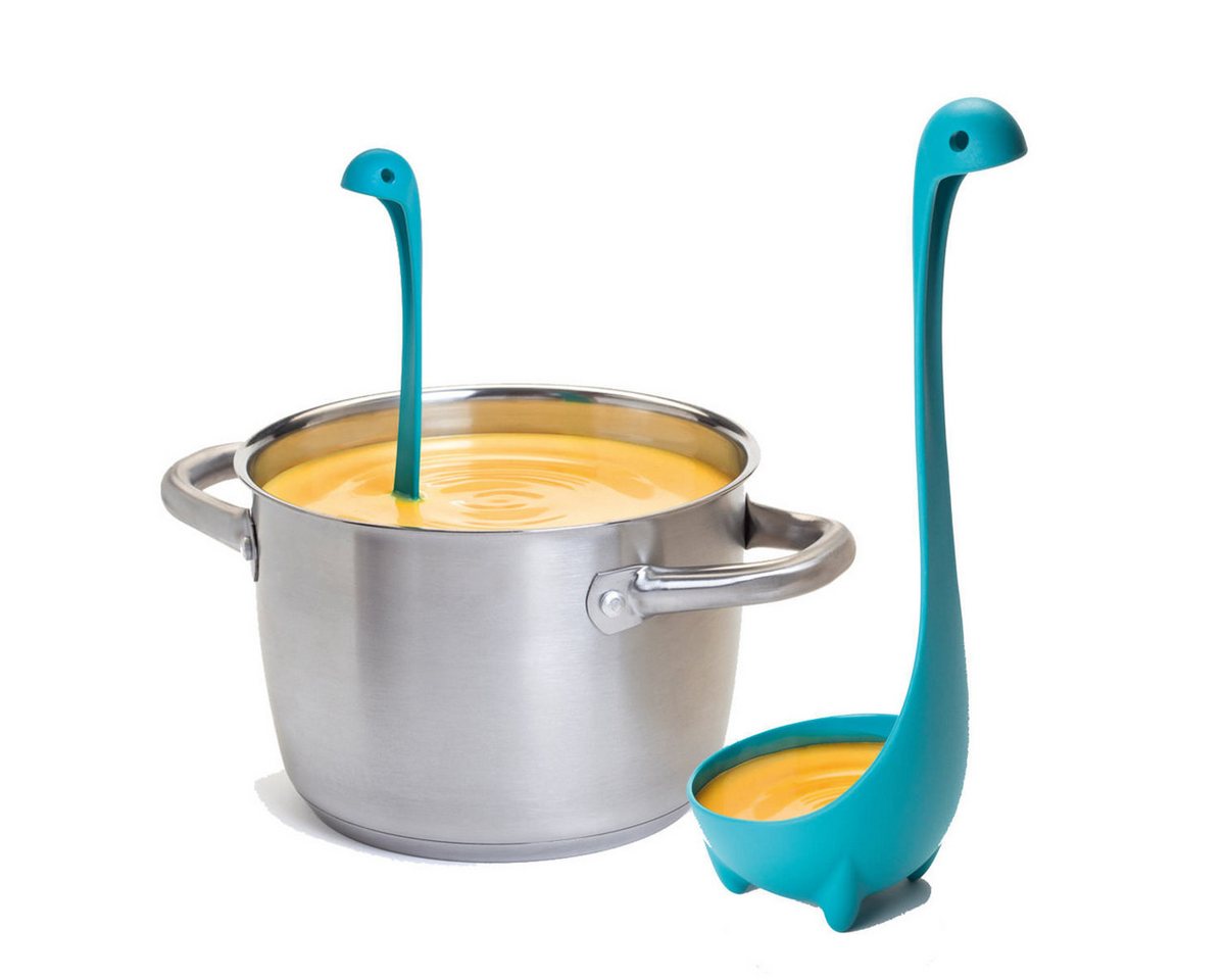 JATrade Suppenkelle NESSI Suppenkelle, Lochness Kelle, Loch Ness Schöpfkelle, Suppenkelle, Suppenlöffel, Saucenlöffel, Saucenkelle, Löffel, Geschenk