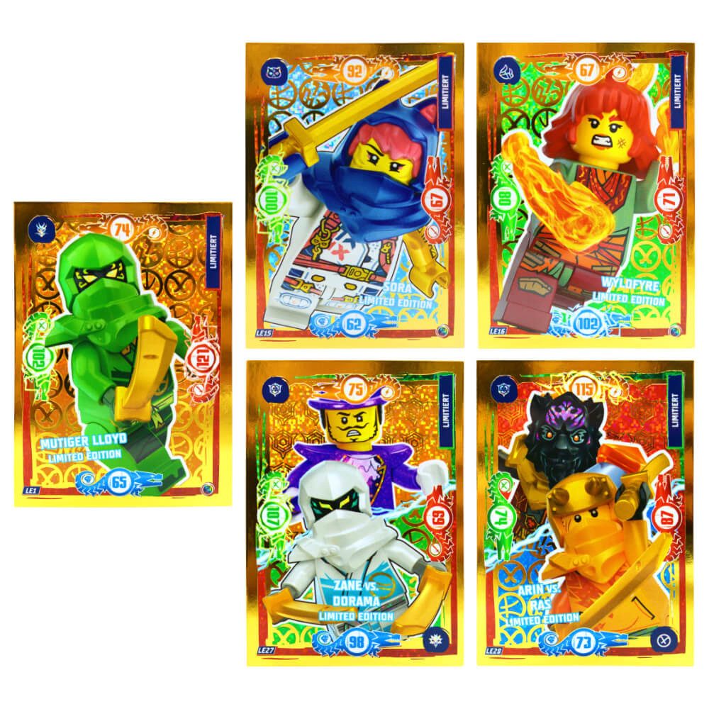 Blue Ocean Sammelkarte Lego Ninjago Karten Trading Cards Serie 9 - DRAGONS RISING (2024) -, Karten