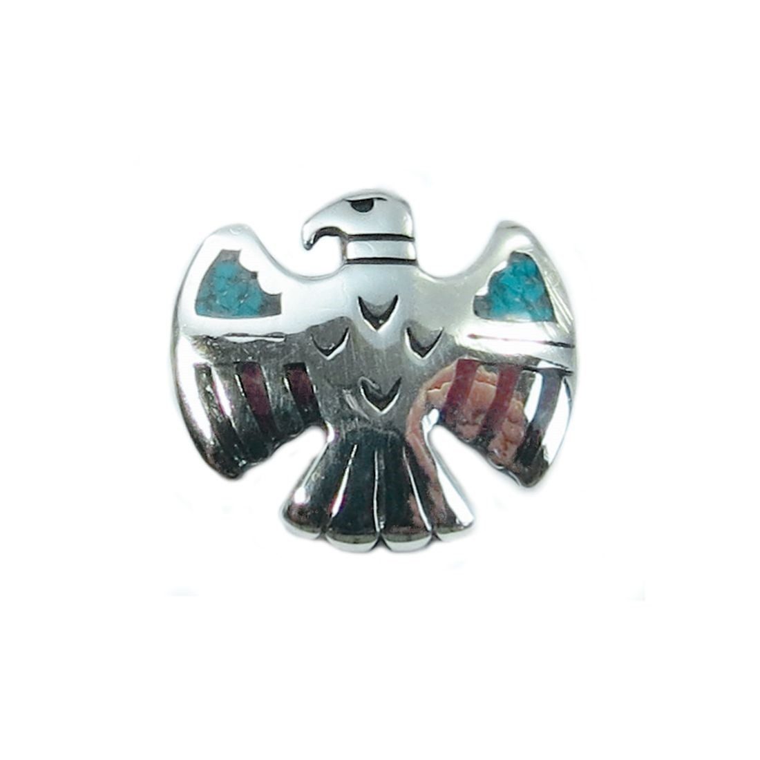 Native Dreams Kettenanhänger Donnervogel Türkis/Koralle, 925 günstig online kaufen