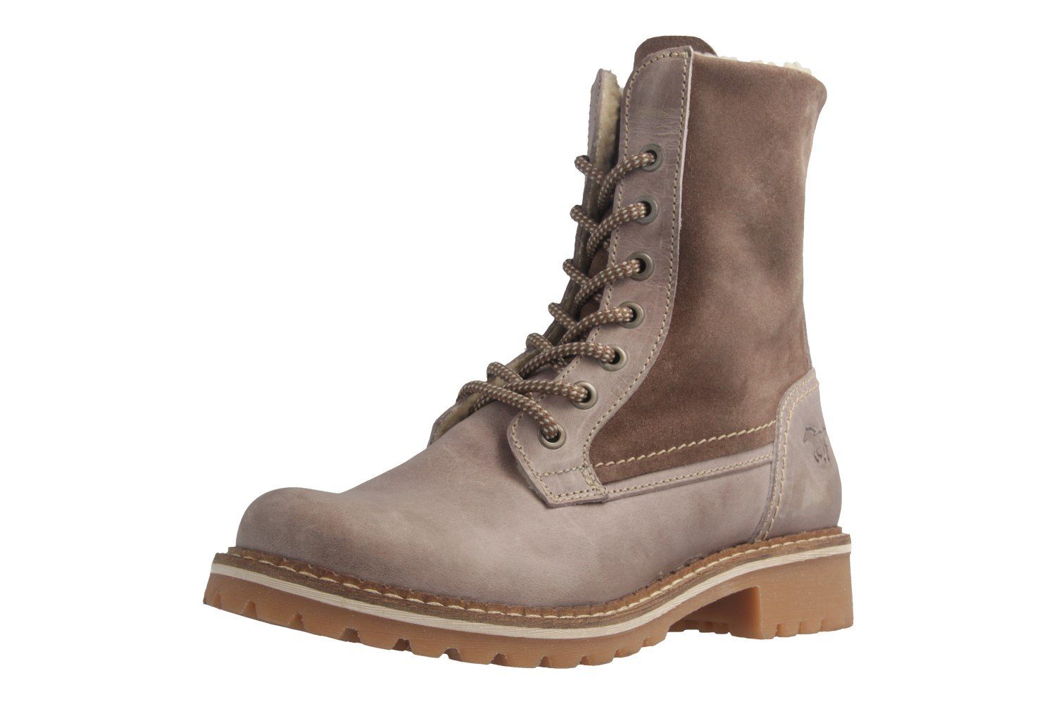 Taupe Schnürboots Shoes Mustang 2837-609-318