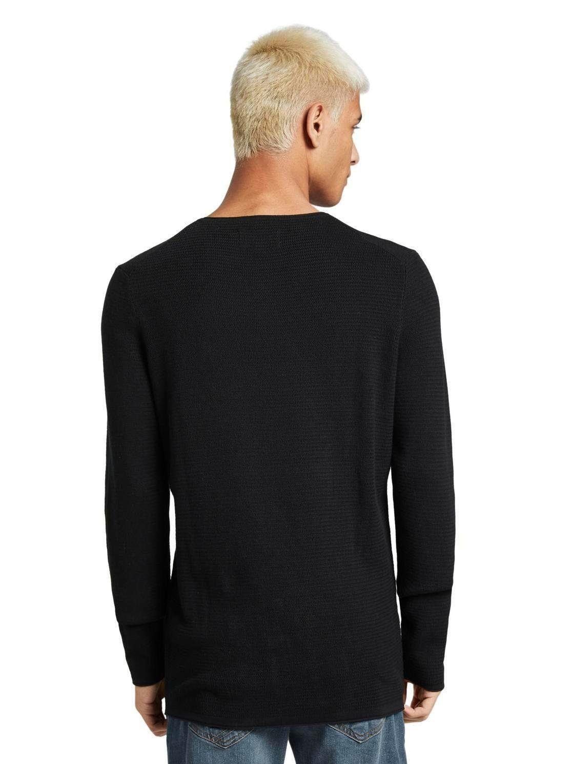 TOM TAILOR Denim Strickpullover mit dezenter Struktur günstig online kaufen