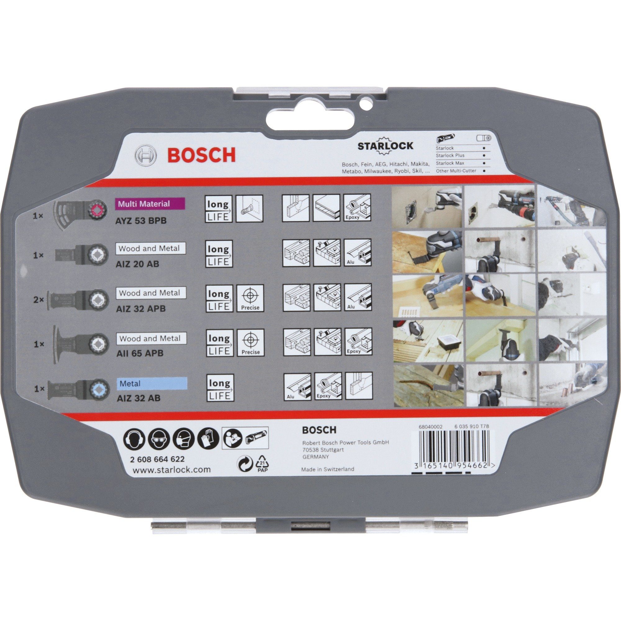 Bosch Professional Multitool Bosch Professional Starlock Best of Elektriker &, (6-teilig, für Multifunktionswerkzeuge)