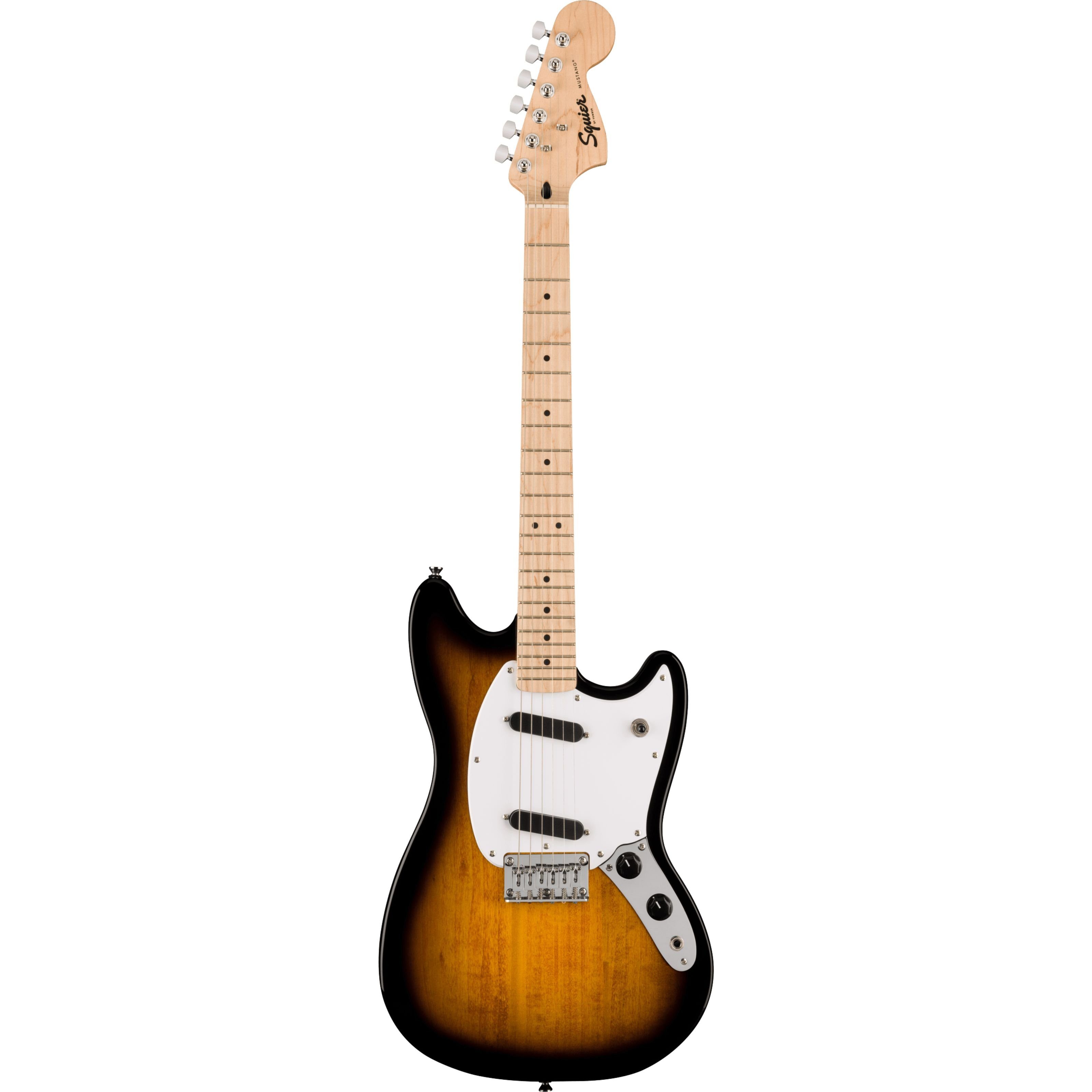 Squier E-Gitarre, Sonic MN 2-Color Sunburst - Electric Guitar, E-Gitarren, Andere Modelle, Sonic Mustang MN 2-Color Sunburst - E-Gitarre