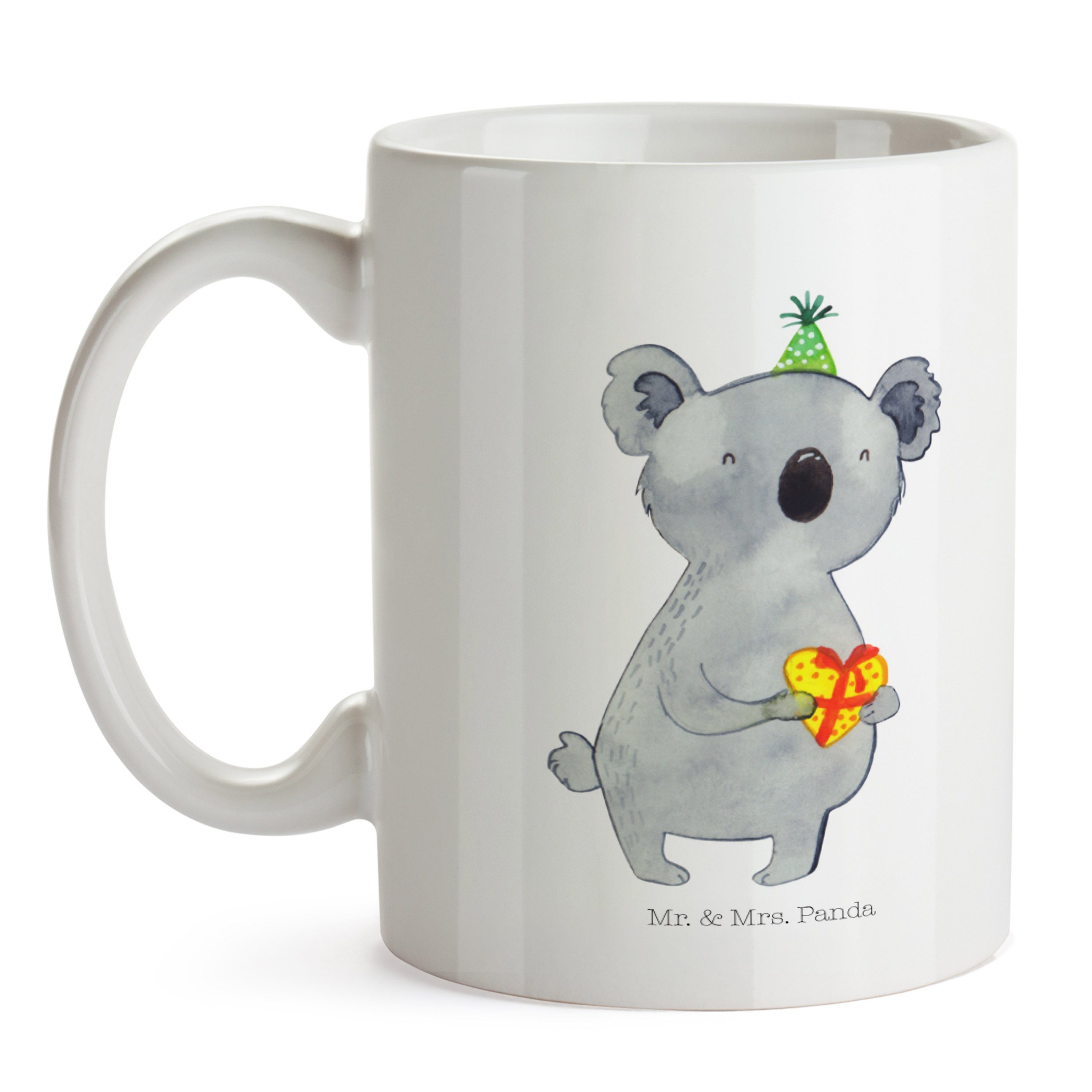 Tasse Geschenk Koalabär, Party, Koala - Mr. Keramik Tasse Mrs. Sprüche, Panda Kaffeetasse, & - Weiß