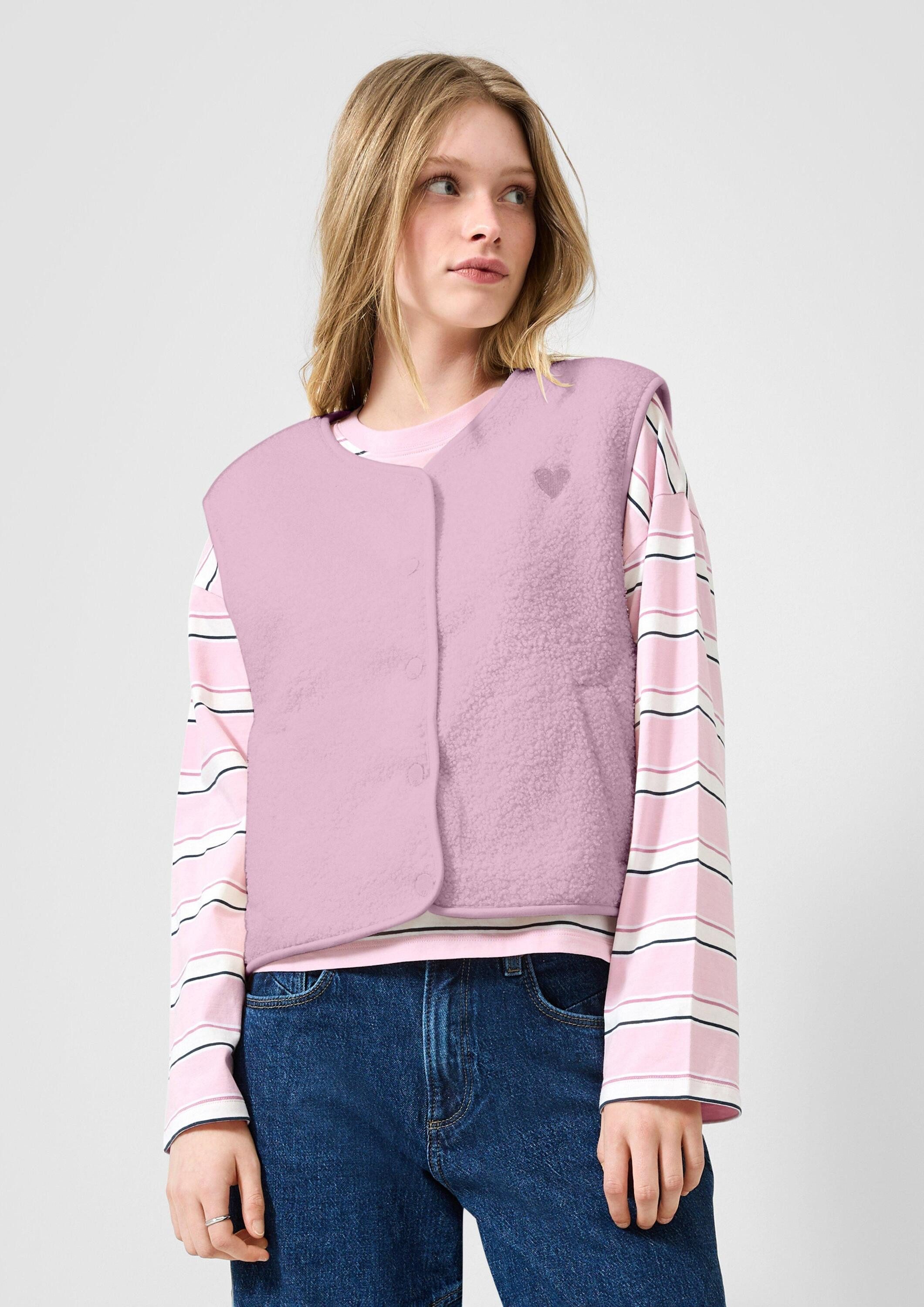 QS Funktionsweste Indoor-Weste Teddy-Weste