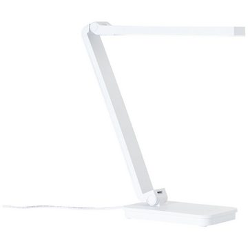 Lightbox LED Tischleuchte, Dimmfunktion, LED fest integriert, kaltweiß, LED Schreibtischlampe, schwenkbar, Touchdimmer, USB, 61 cm, 260 lm