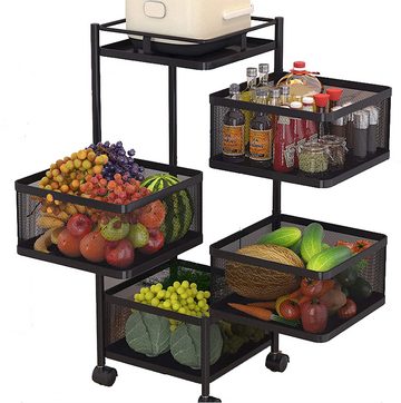 EBUY Küchenwagen Multifunktionaler, hochwertiger Küchenwagen mit Universalregal, (1 St)