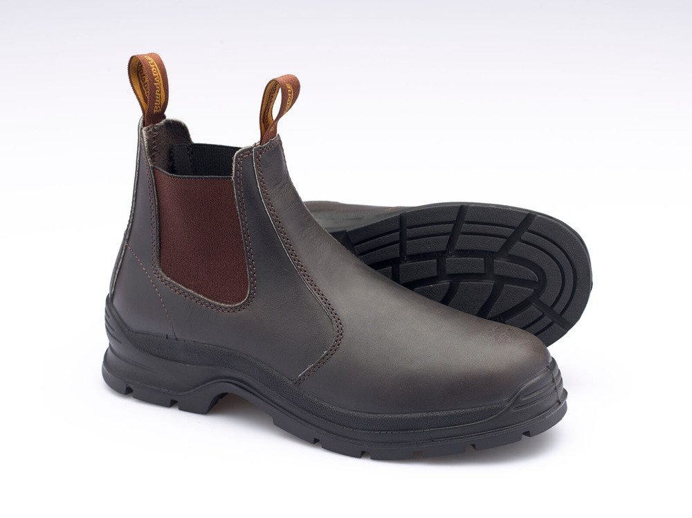 Blundstone 400 Brown Leather (Non-Safety Work Boots) Berufsschuh