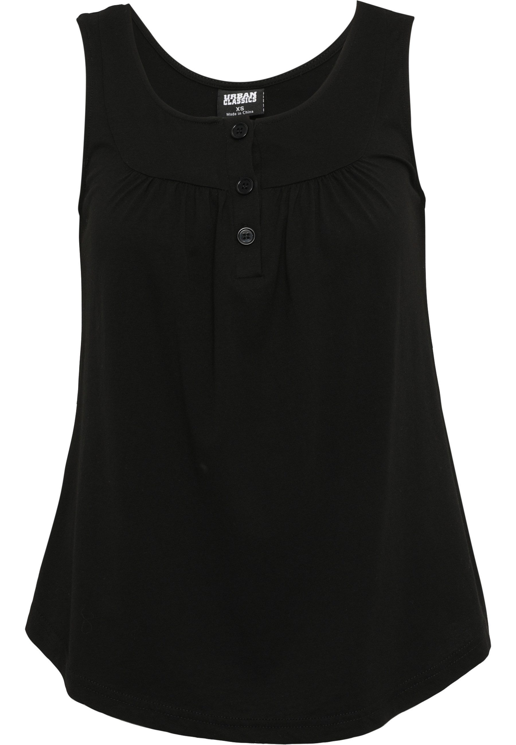 Yoga & Relax Shirt Urban Classics Damen Ladies Viscose Button Up Top