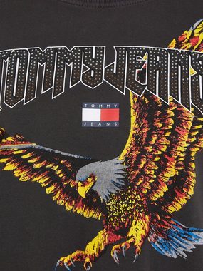 Tommy Jeans Sweatshirt TJW RLX CRP VINTAGE EAGLE CREW mit coolem Vintage Adler Print, used Sweatoptik