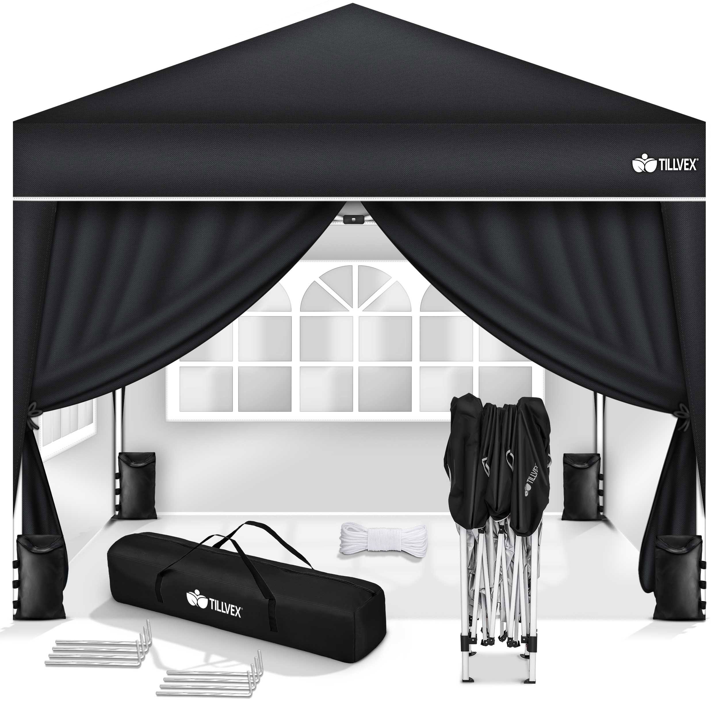 tillvex Pavillon 3x3m Wasserdicht Gartenzelt Faltpavillon Partyzelt, (3x3m günstig online kaufen