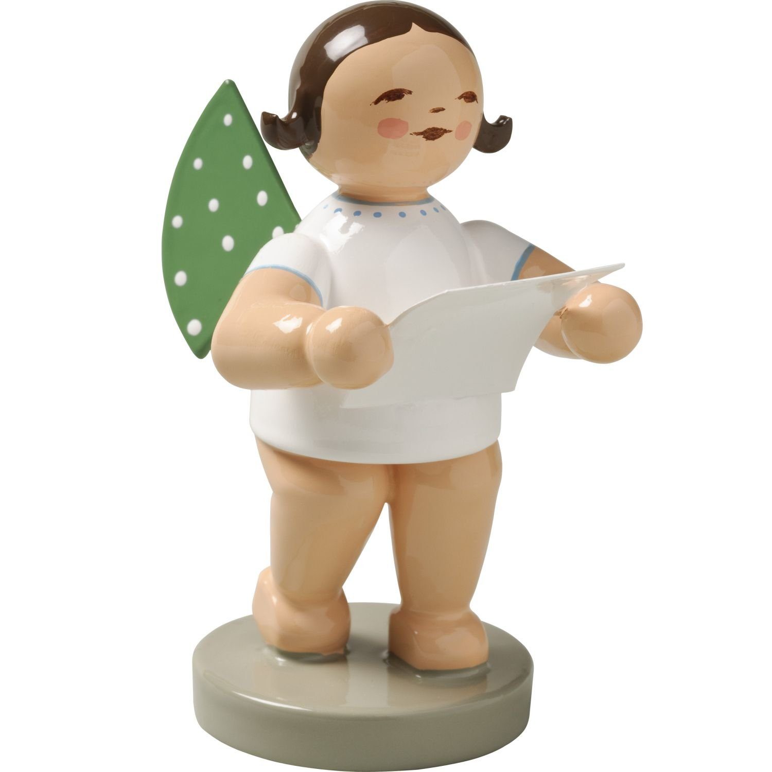 Wendt & Kühn Weihnachtsfigur Engel mit Notenblatt 650/12, Haarfarbe zufälli günstig online kaufen