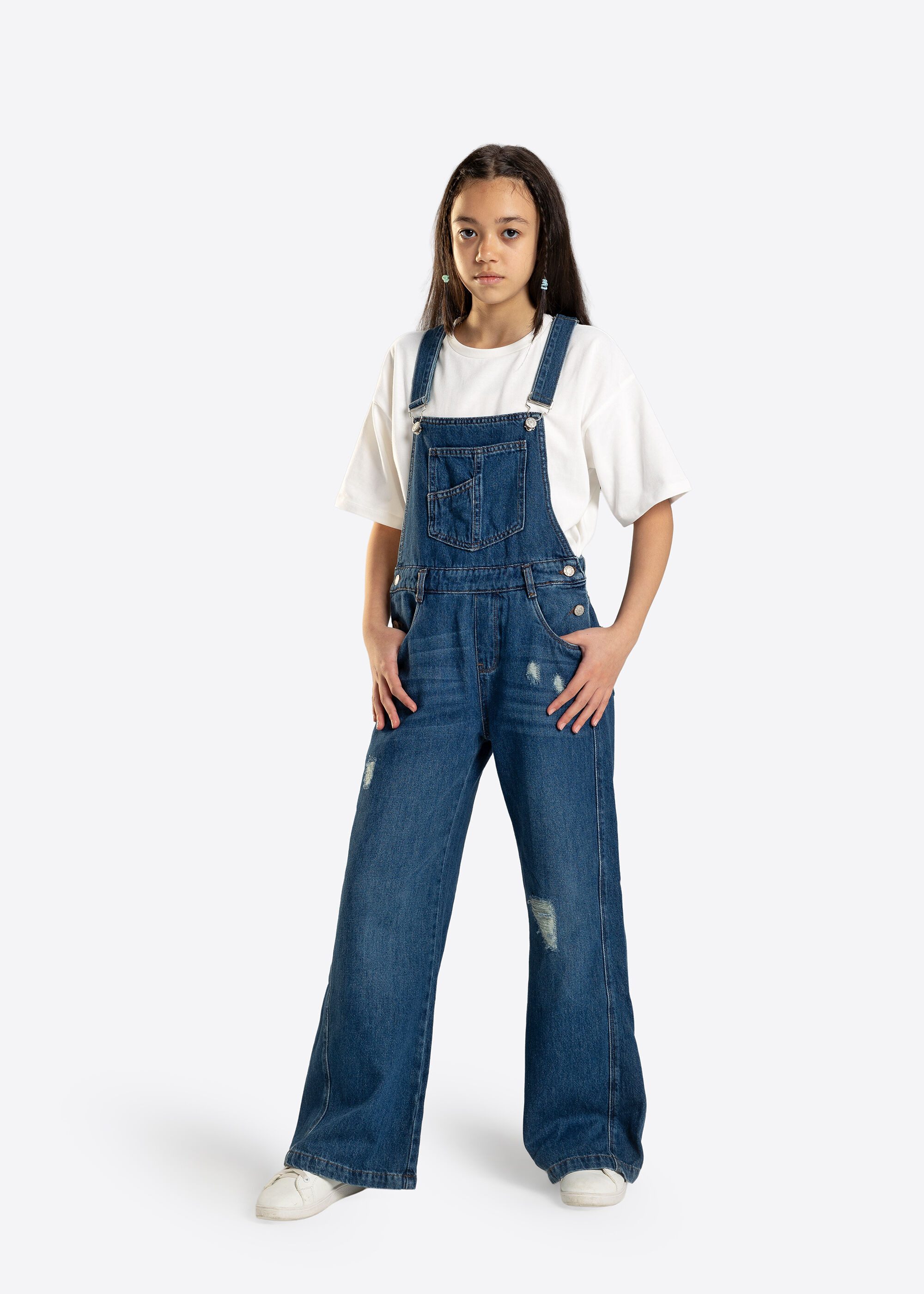 Solang Jumpsuit (1-tlg) mit weitem Bein