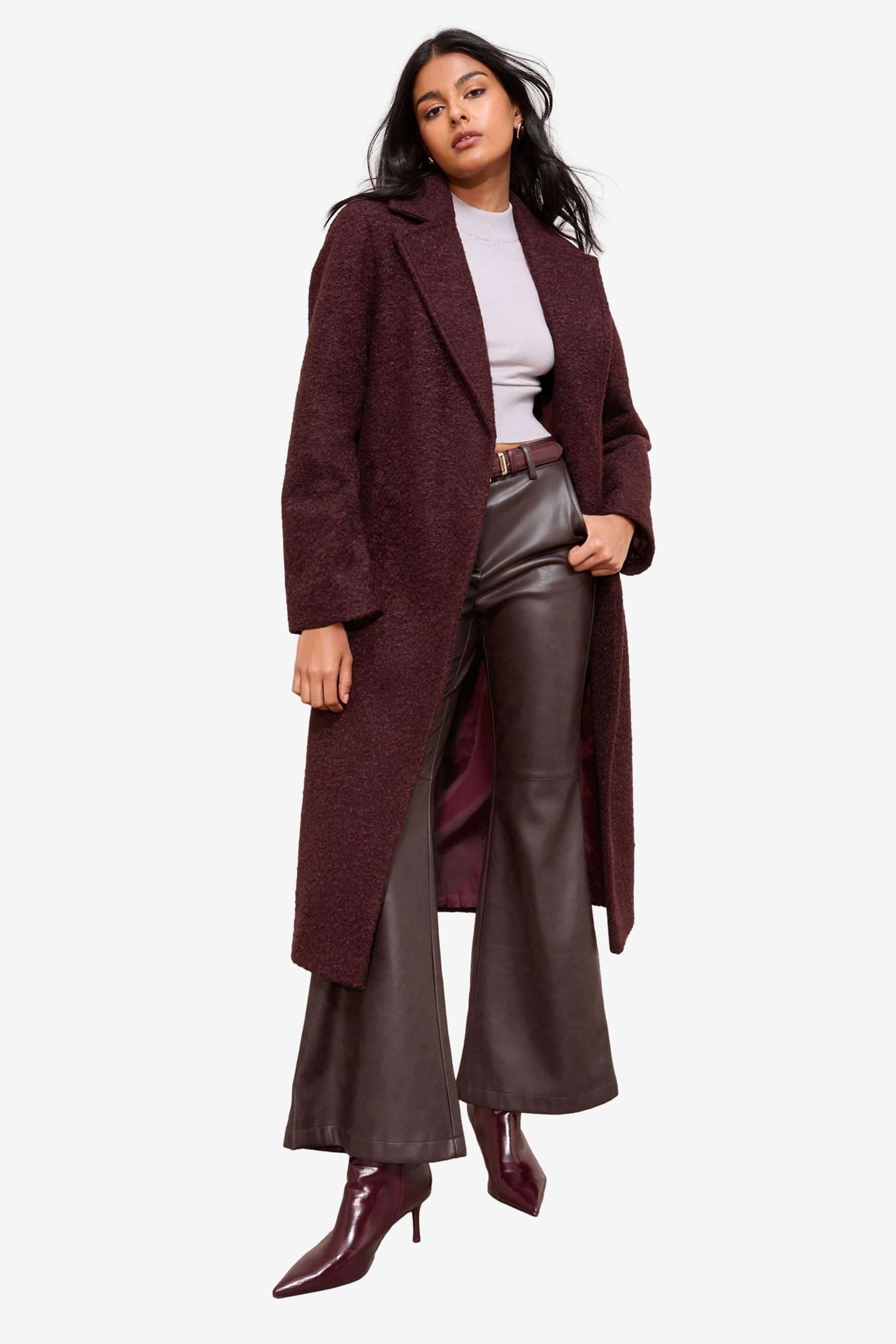 Friends Like These Kurzmantel Friends Like These Bouclé-Wickelmantel, Regul günstig online kaufen