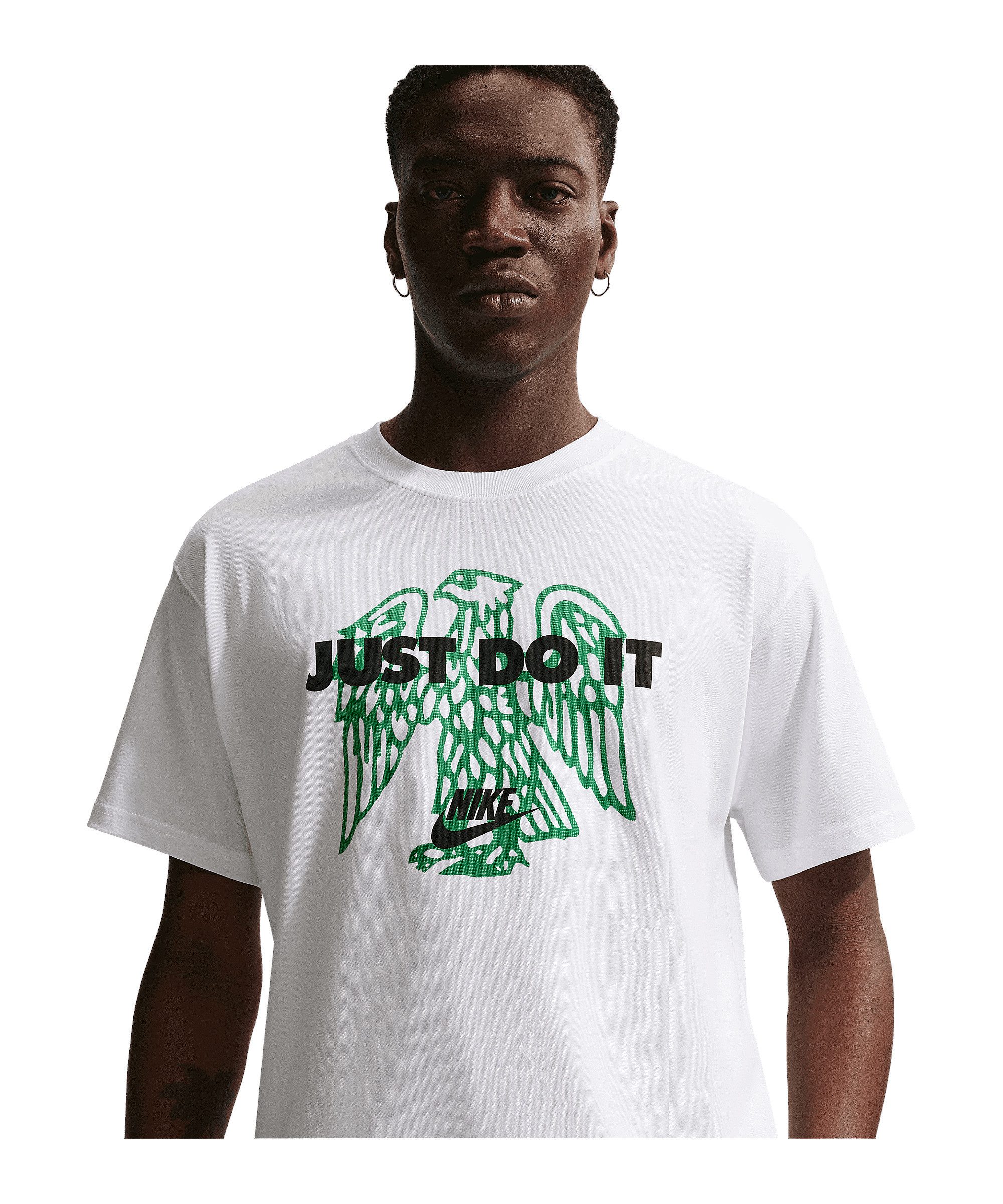 Nike T-Shirt Nike Performance NFF Nigeria Reissue T-Shirt Weiß Polyester