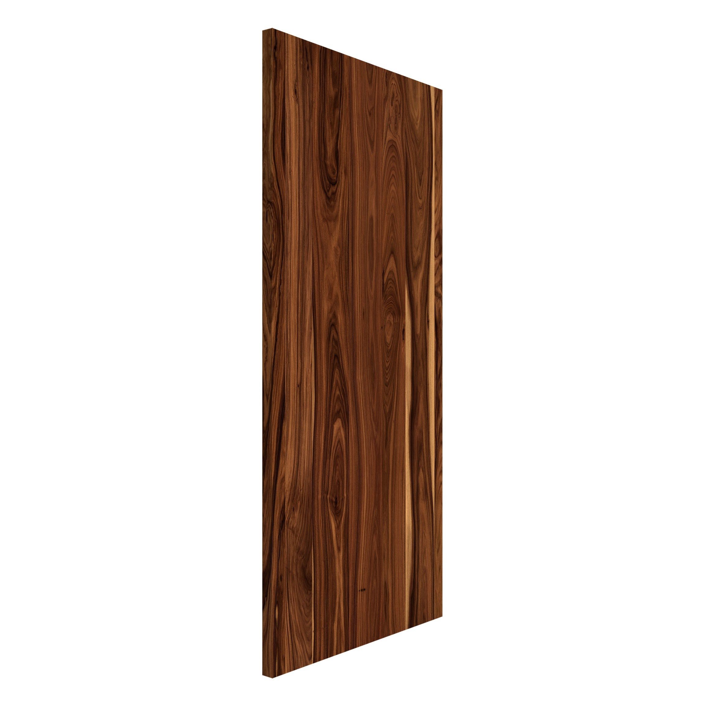 Bilderdepot24 Magnettafel Küche Holzoptik Santos Palisander, (1-tlg., Magnetboard Pinnwand für die Wand - metallische Tafel für Magnete), Magnetwand groß mit Motiv Büro Memoboard magnetisch Hochformat