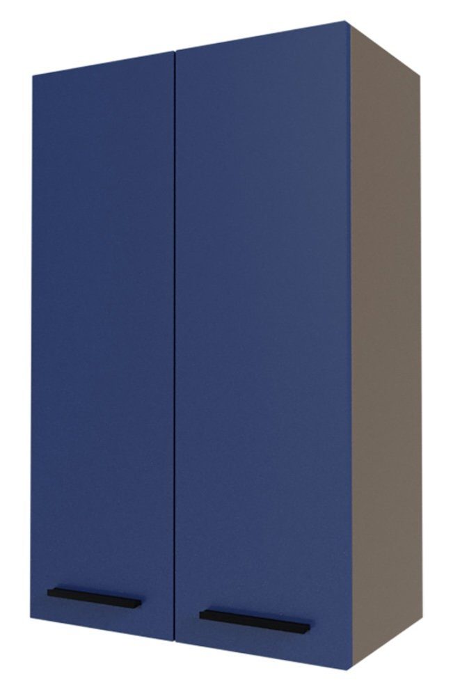 Feldmann-Wohnen Klapphängeschrank Bonn (Bonn, XL Hängeschrank) 90cm 2-türig Front- und Korpusfarbe wählbar marineblau matt