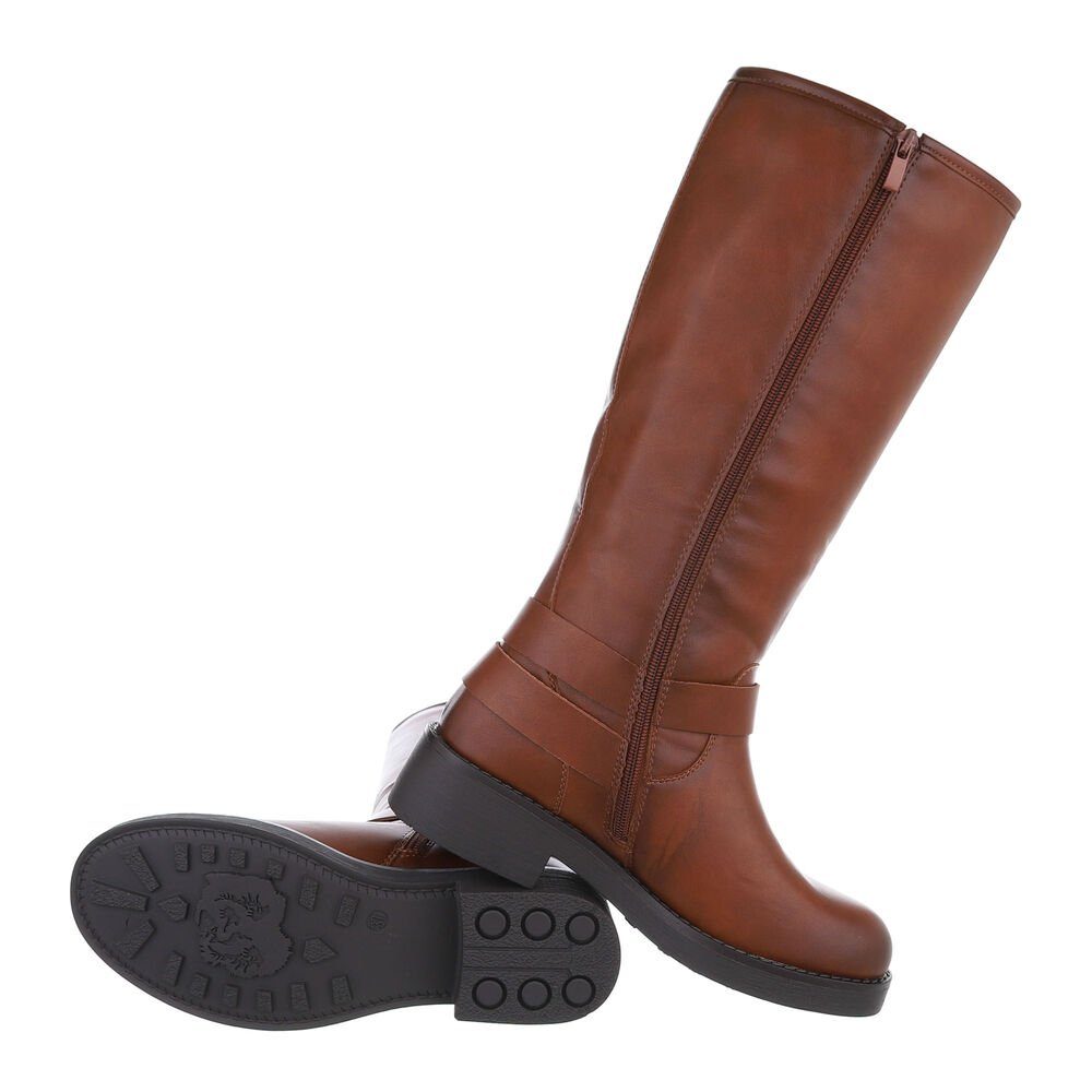 Ital-Design Damen Bikerschuhe Biker Westernstiefel (85275996) günstig online kaufen