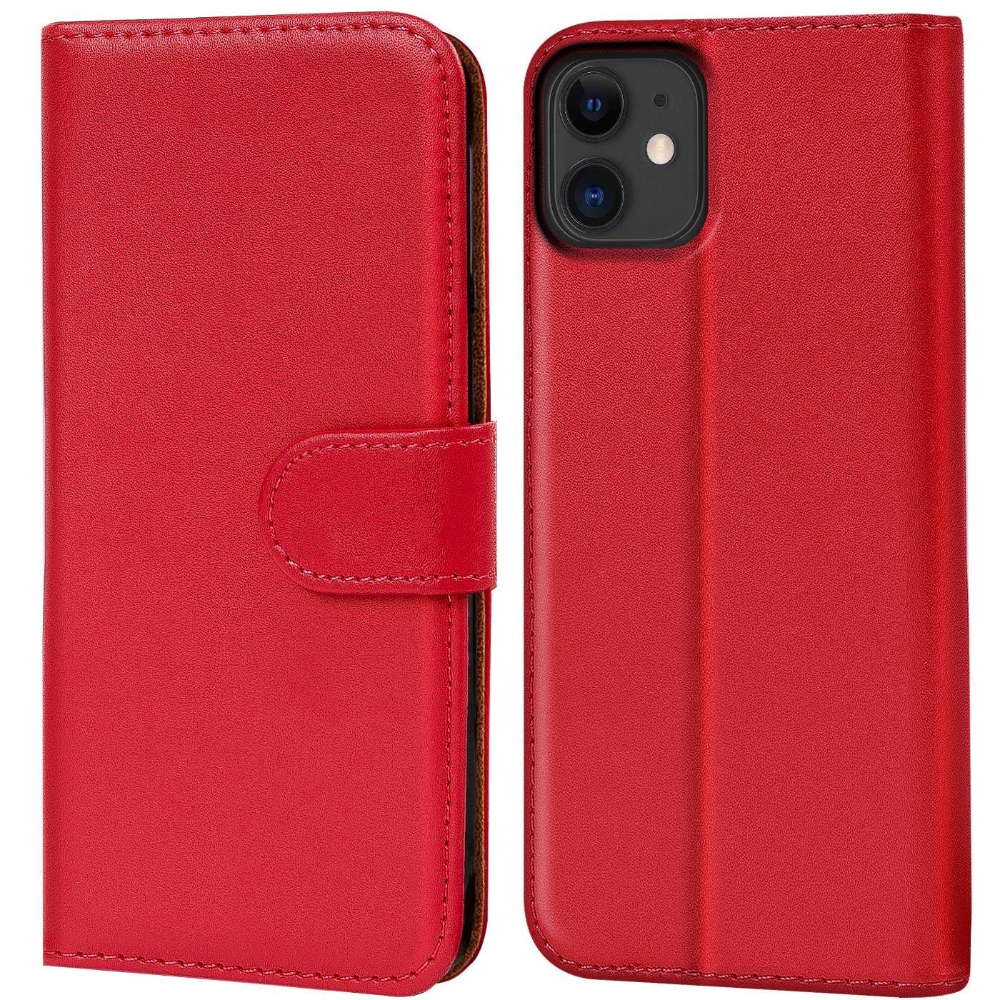 CoolGadget Handyhülle Book Case Handy Tasche für Apple iPhone 11 6,1 Zoll, Hülle Klapphülle Flip Cover für iPhone 11 Schutzhülle stoßfest