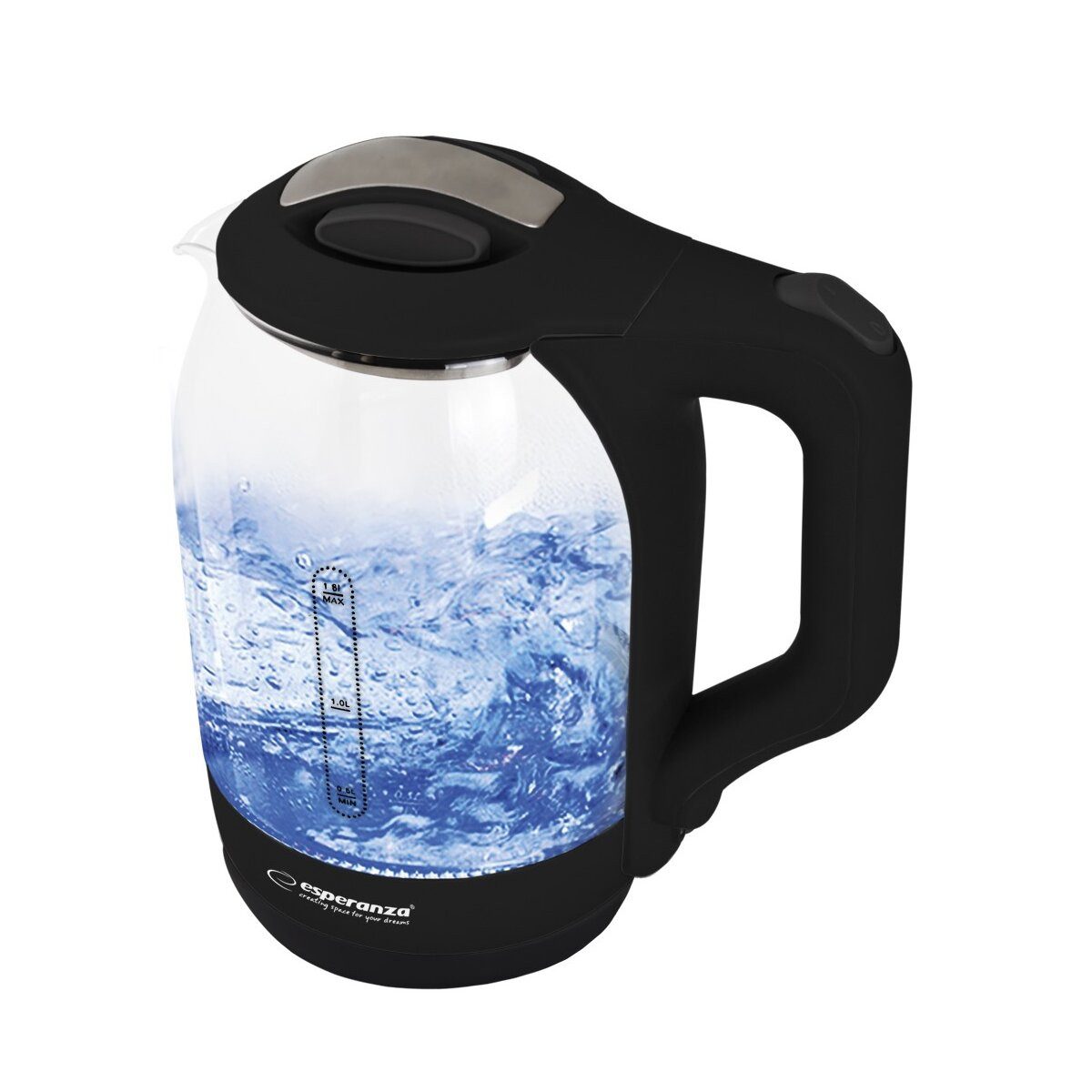 Esperanza Wasserkocher Esperanza Yukon Glas Wasserkocher 1,7L